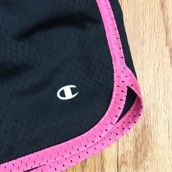 Champion Black & Pink Shorts | Size Small - Picture 3 of 6